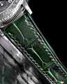 Bespoke Watch Strap in Juniper Green Alligator