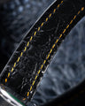 Bespoke Watch Strap in Black Crocodile