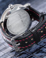 Bespoke Watch Strap in Black Circular Grains Alligator