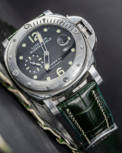 Bespoke Watch Strap in Juniper Green Alligator