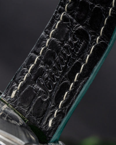 Bespoke Watch Strap in Juniper Green Alligator