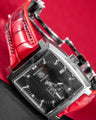 Bespoke Watch Strap in Red Himalayan Crocodile