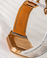 Bespoke Watch Strap in Natural Himalayan Crocodile