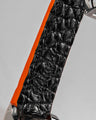 Bespoke Watch Strap in Volcanic Orange Alligator