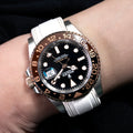 Solitaire Rubber straps in Snowy White for Rolex GMT-Master II 126711CHNR