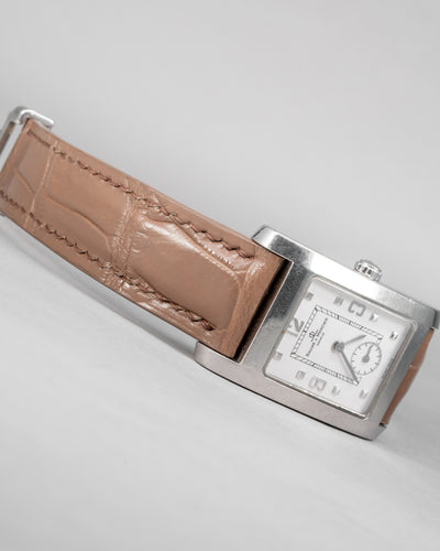 Bespoke Watch Strap in Taupe Crocodile