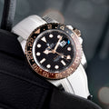 Solitaire Rubber straps in Snowy White for Rolex GMT-Master II 126711CHNR