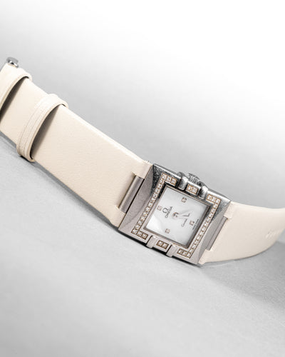 Bespoke Watch Strap in White Nappa