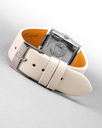 Bespoke Watch Strap in White Nappa
