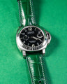 Bespoke Watch Strap in Emerald Green Crocodile