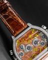 Bespoke Watch Strap in Brown Himalayan Crocodile