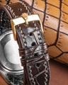 Bespoke Watch Strap in Chocolate Brown Crocodile