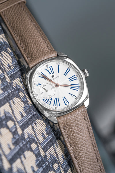Solitaire Universal Straps in Sandstorm Epsom for Zenith