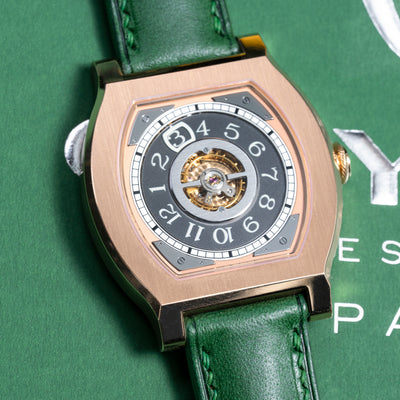 Solitaire Universal Straps in Jade Stone Buttero for F.P. Journe Vagabondage