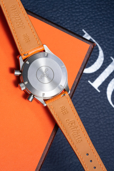 Solitaire Universal Straps in The Mandarin Epsom for Omega