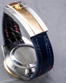Bespoke Watch Strap in Electric Blue Crocodile