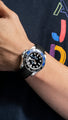 Solitaire Rubber straps in Classic Black for Rolex GMT-Master II 126711CHNR