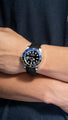 Solitaire Rubber straps in Classic Black for Rolex GMT-Master II 126711CHNR