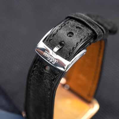 Solitaire Universal Straps in Black Carbon Pueblo for Vacheron Constantin