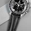 Solitaire Universal Straps in Obsidian Buttero for Omega