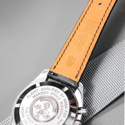 Solitaire Universal Straps in Obsidian Buttero for Omega