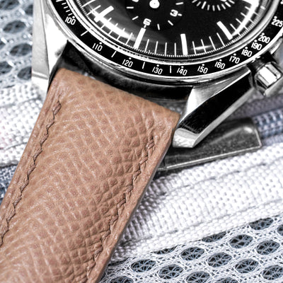 Solitaire Universal Straps in Sandstorm Epsom for Omega