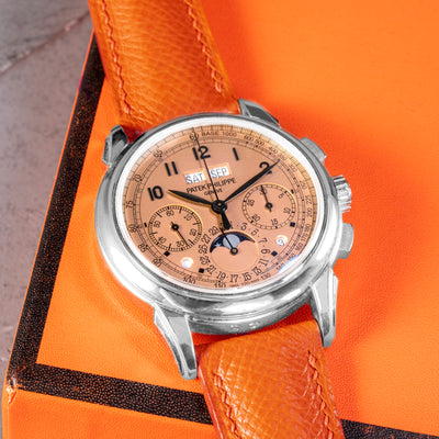 Solitaire Universal Straps in The Mandarin Epsom for Patek Philippe