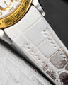 Bespoke Watch Strap in Natural Himalayan Crocodile