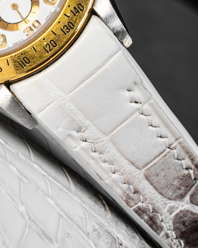 Bespoke Watch Strap in Natural Himalayan Crocodile