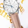 Solitaire Universal Straps in Sandstorm Epsom for Longines