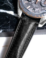 Solitaire Universal Straps in Black Carbon Pueblo for Omega Speedmaster