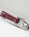 Bespoke Watch Strap in Burgundy Nappa