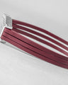 Bespoke Watch Strap in Burgundy Nappa