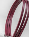 Bespoke Watch Strap in Burgundy Nappa