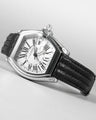 Bespoke Watch Strap in Black Chevre