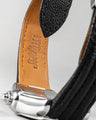 Bespoke Watch Strap in Black Chevre