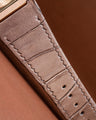 Bespoke Watch Strap in Ombre Brown Crocodile
