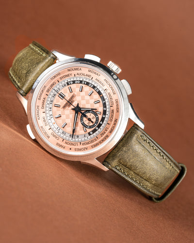 Solitaire Universal Straps in Rainforest Pueblo for Patek Philippe World Time