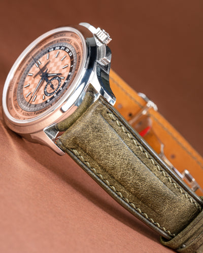 Solitaire Universal Straps in Rainforest Pueblo for Patek Philippe World Time