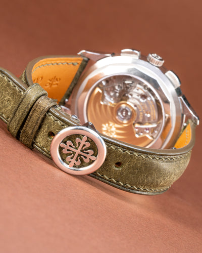 Solitaire Universal Straps in Rainforest Pueblo for Patek Philippe World Time