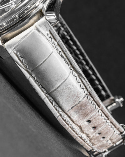 Bespoke Watch Strap in Grey Himalayan Crocodile