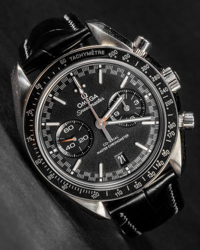 Bespoke Watch Strap in Black Crocodile