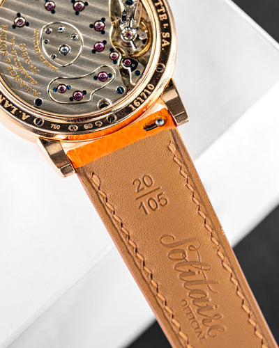Solitaire Universal Straps in The Mandarin Epsom for A.Lange & Sohne