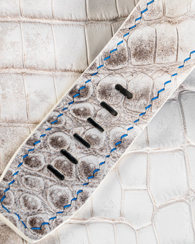 Bespoke Watch Strap in Natural Himalayan Crocodile