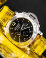 Bespoke Watch Straps in Yellow Himalayan Crocodile