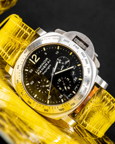 Bespoke Watch Straps in Yellow Himalayan Crocodile