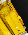 Bespoke Watch Straps in Yellow Himalayan Crocodile
