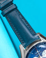 Solitaire Universal Straps in Deep Ocean Buttero for Omega Speedmaster