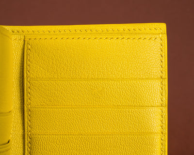 Bespoke Bifold Wallet in Natural Himalayan Crocodile Leather