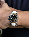 Solitaire Rubber straps in Cookie White for Rolex GMT Master II 116713LN